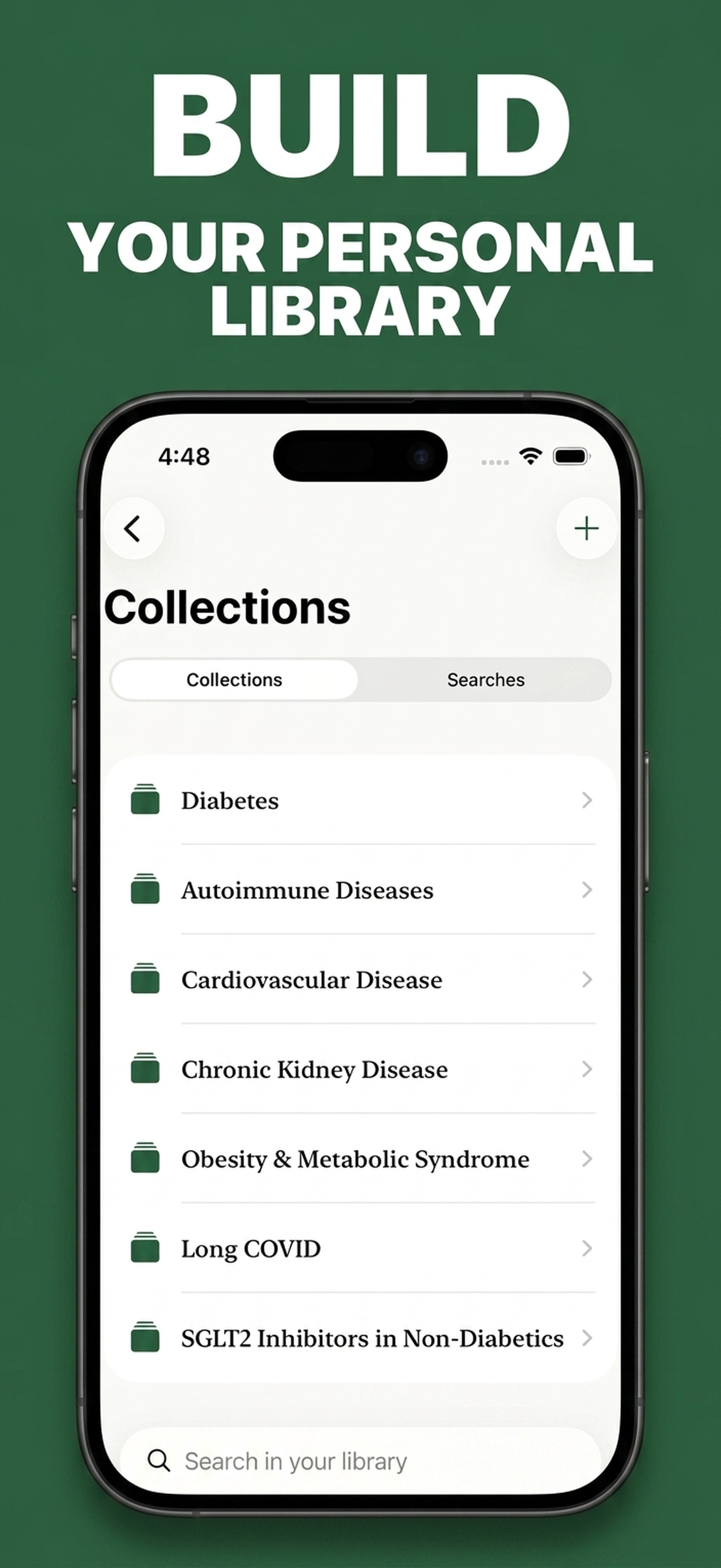 Folio Screenshot — Build your library