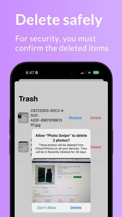 Photo Swipe Screenshot