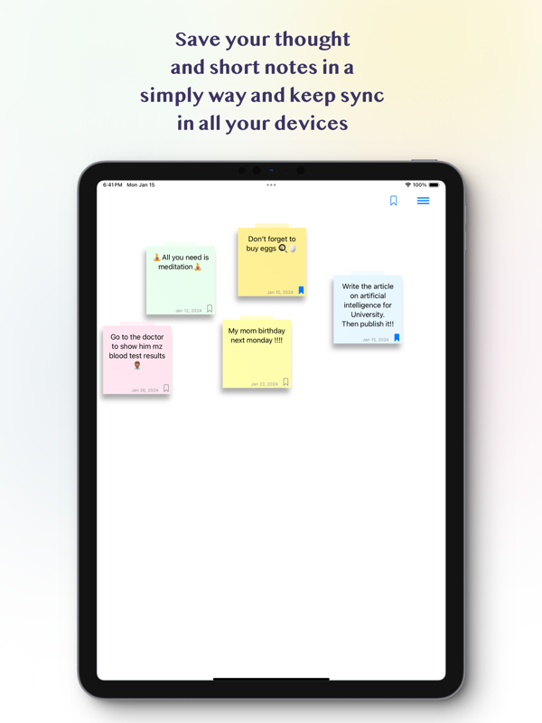 Stick-It Notes Screenshot