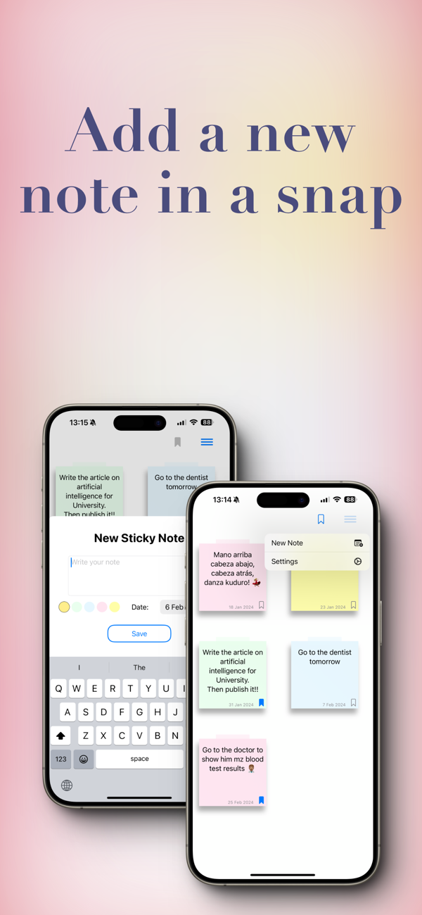 Stick-It Notes Screenshot